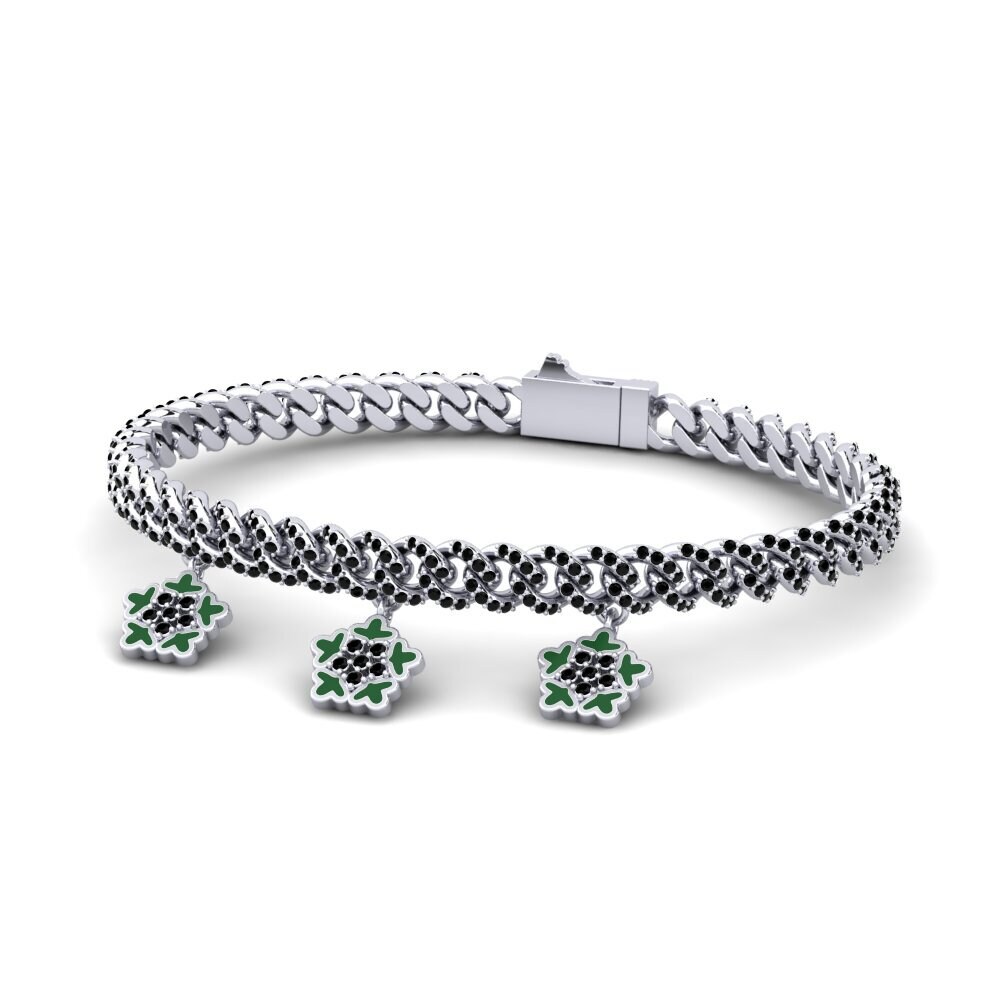 Black Onyx Women's Bracelet Hosem
