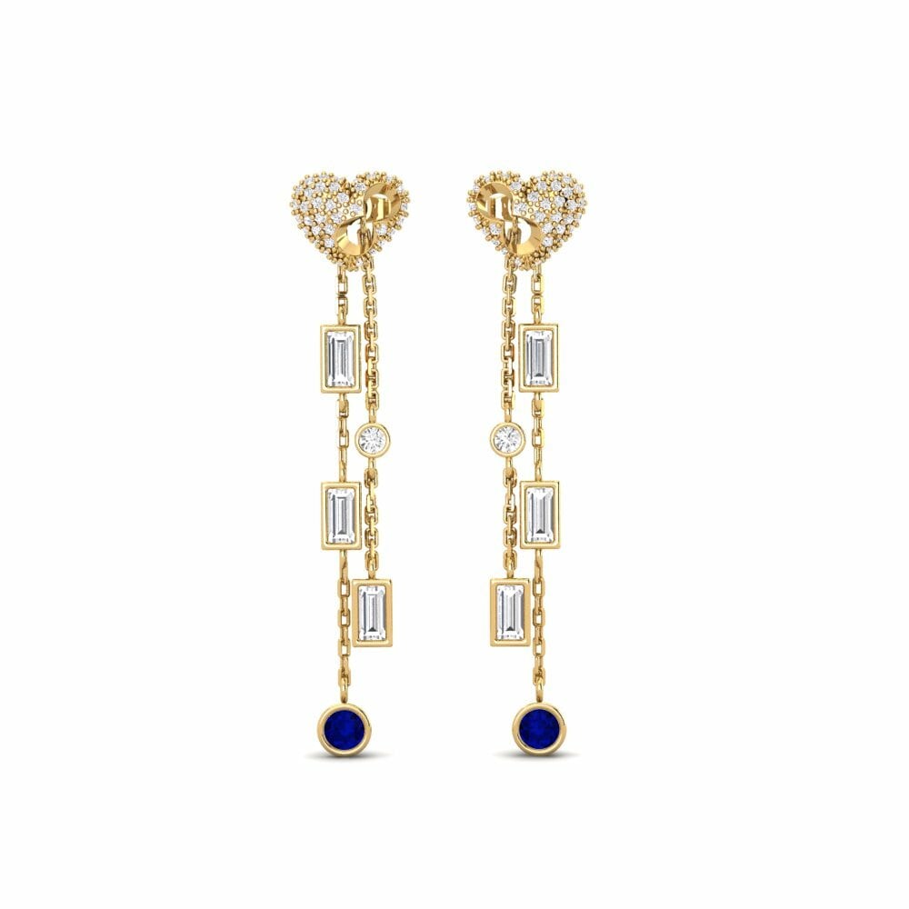 Sapphire Women's Earring Hreint