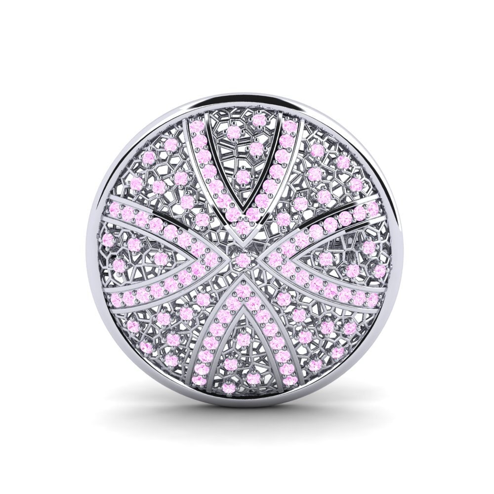 Pink Sapphire Brooch Hrolf
