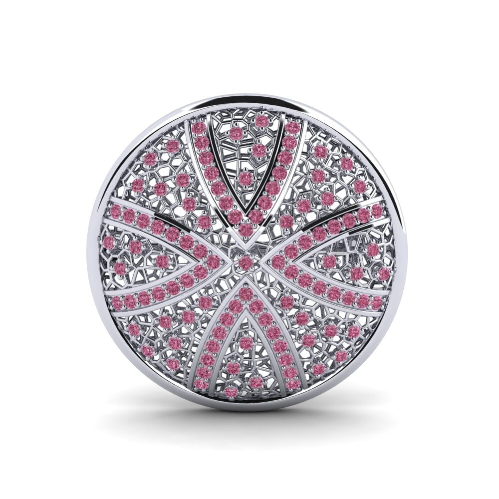 Rhodolite Garnet Brooch Hrolf
