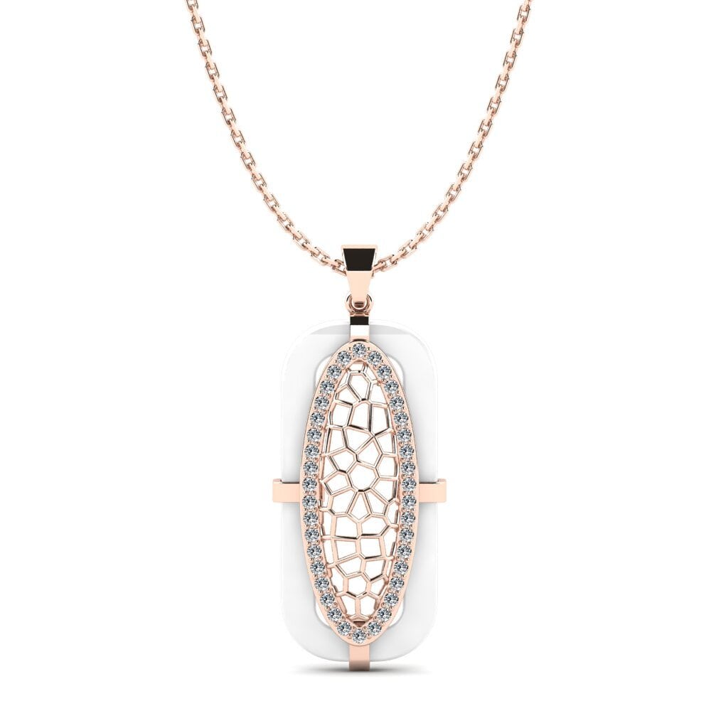 14k Rose Gold Women's Pendant Huddle