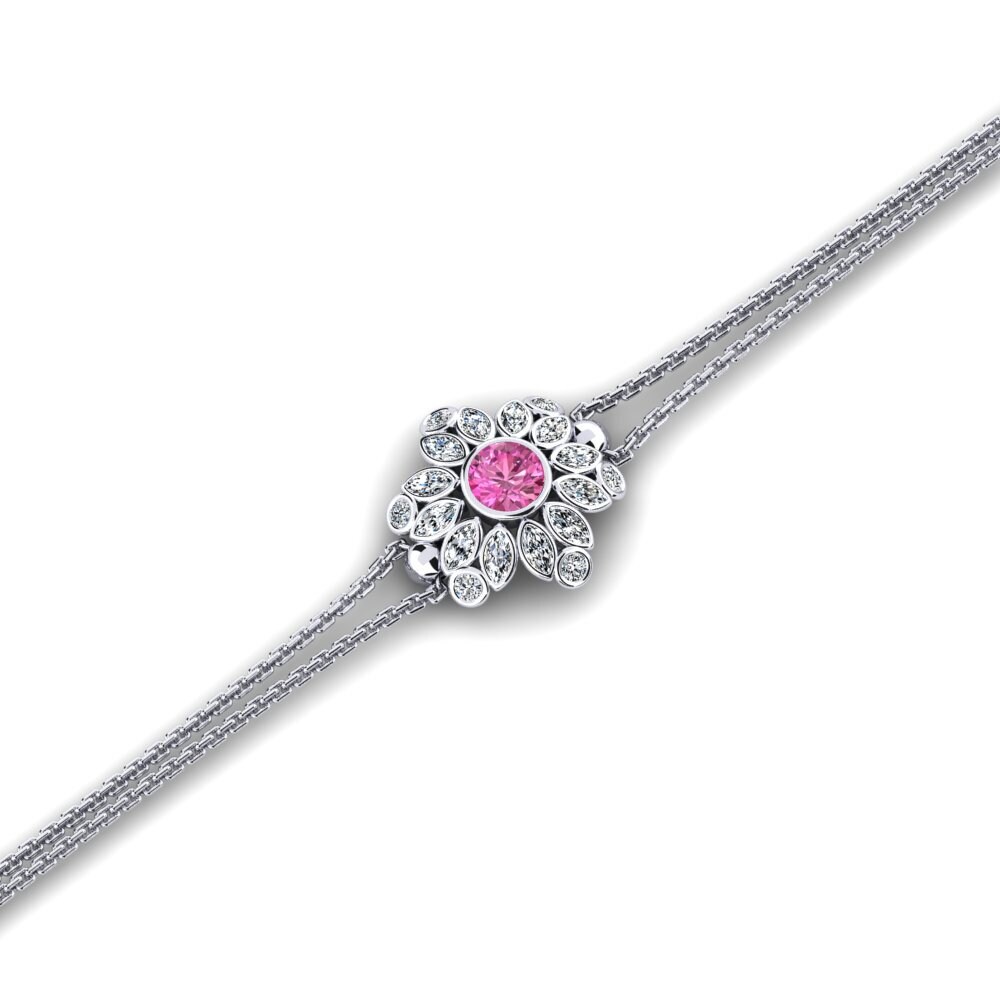 Pink Topaz Women's Bracelet Huddler