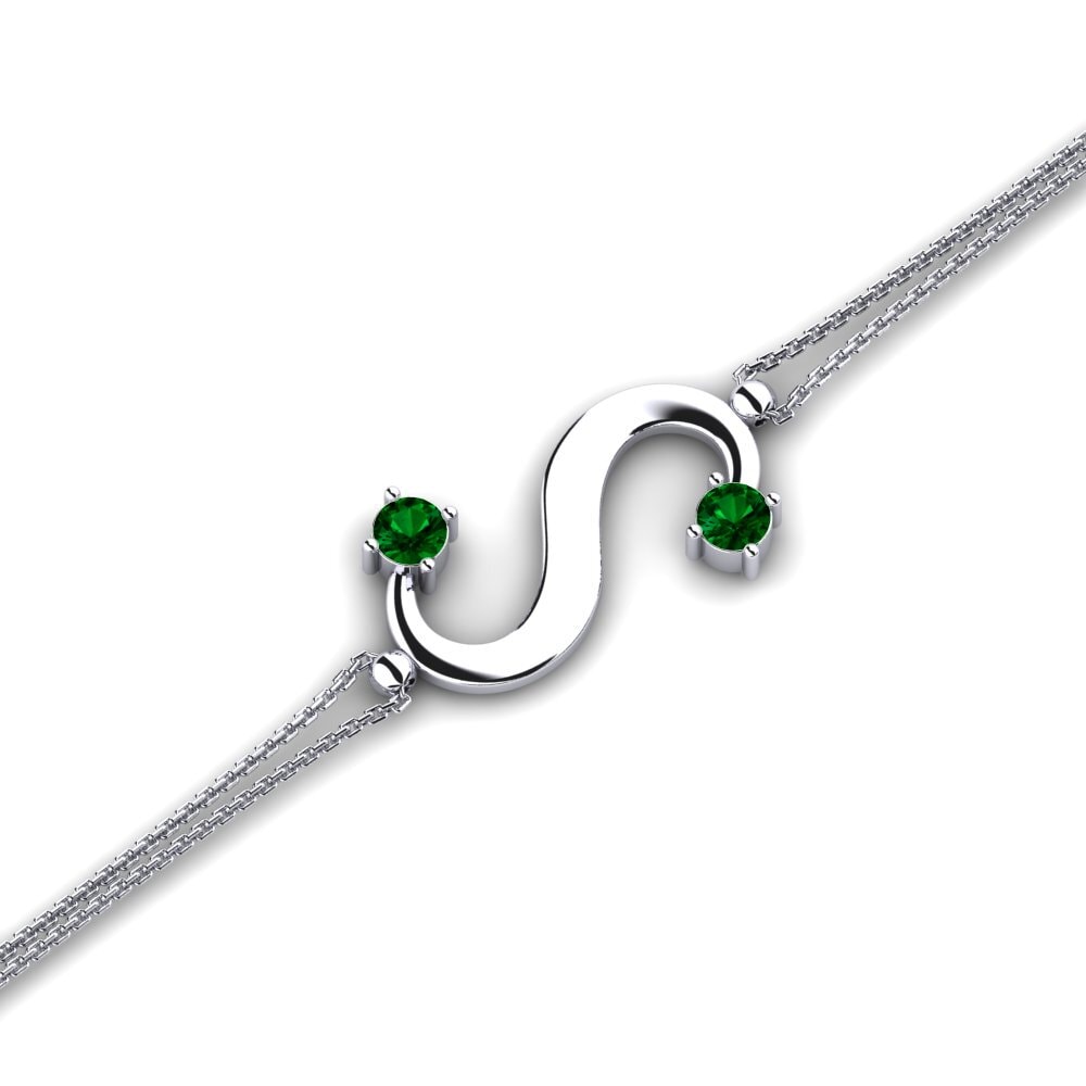 Green Zirconia Women's Bracelet Humfeld