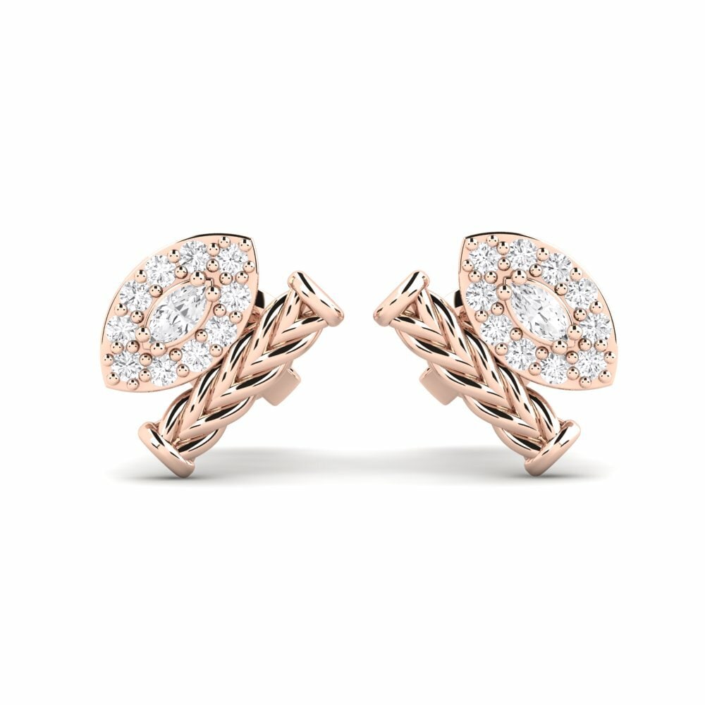 14k Rose Gold Women's Earring Hunaja