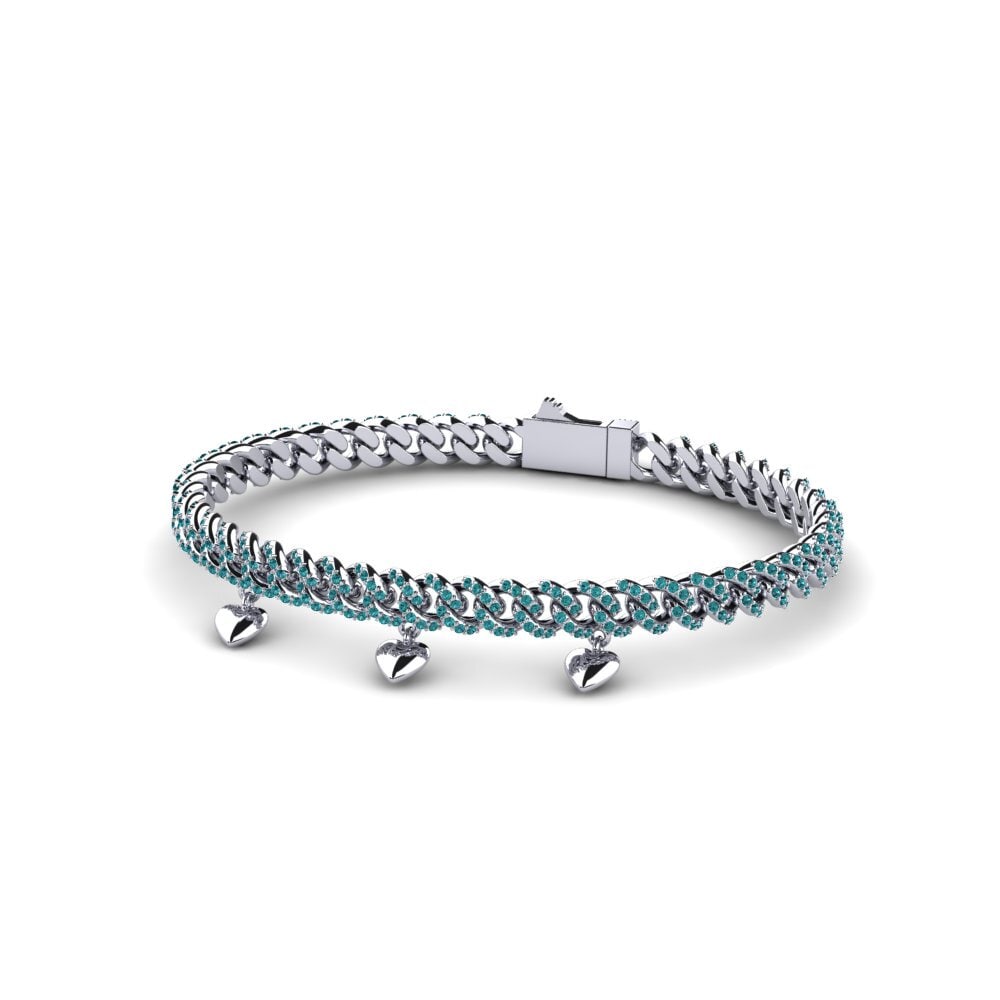 Blue Diamond Women's Bracelet Hurrles