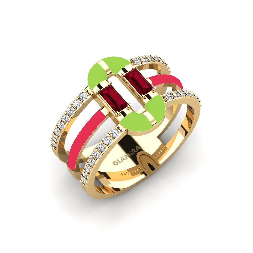 Circonita Roja Anillo Icarias