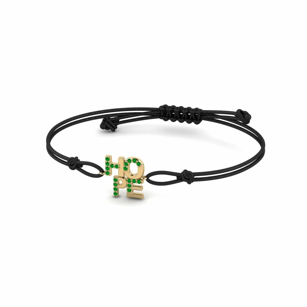 Smeraldo Bracciale in corda Idabere