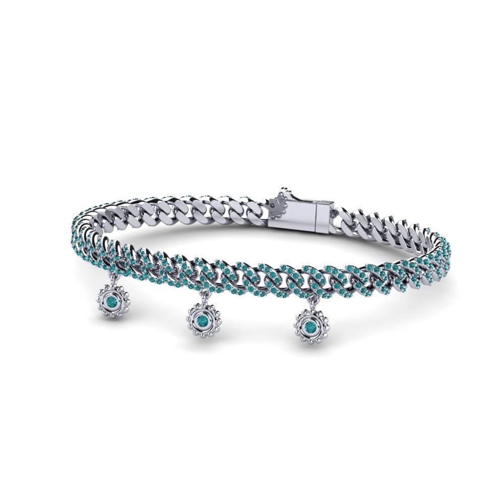 Blue Diamond Women's Bracelet Ideary