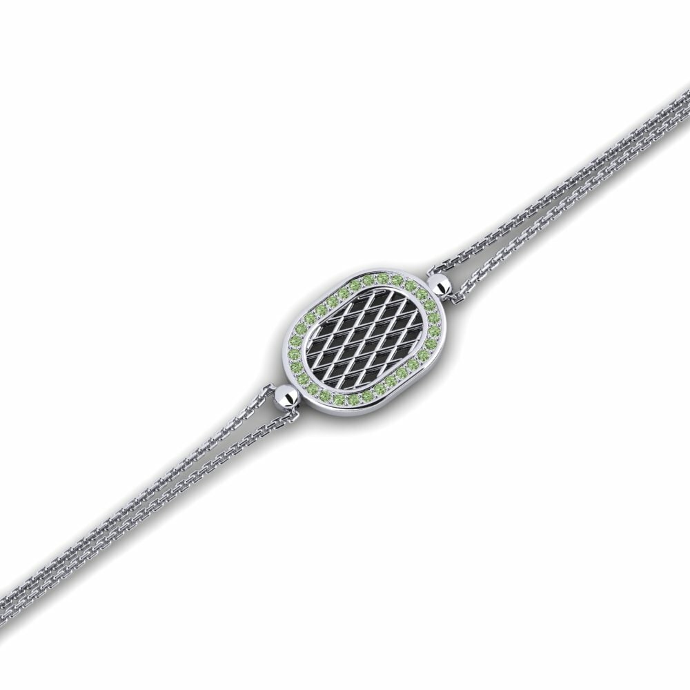 Diamant Vert Bracelet pour femme Idolum