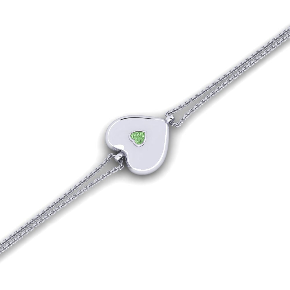 Diamant Vert Bracelet pour femme Idoneous