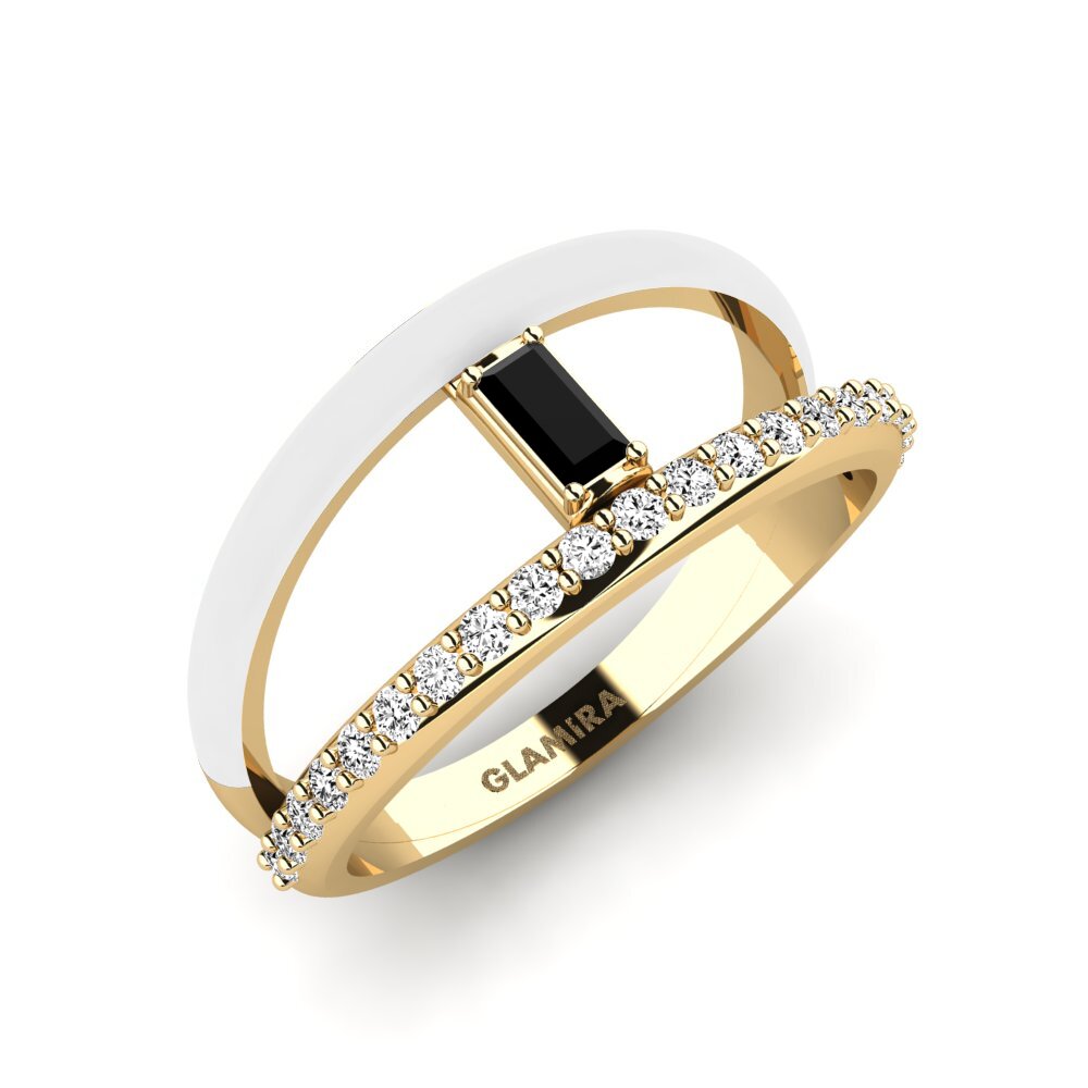 Schwarzer Onyx Ring Ikaria