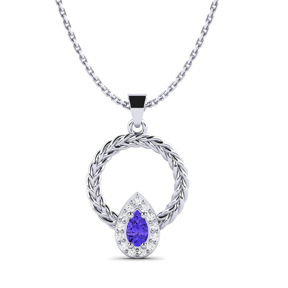 950 Platinum Tanzanite Women's Pendant Iktsuarkpok
