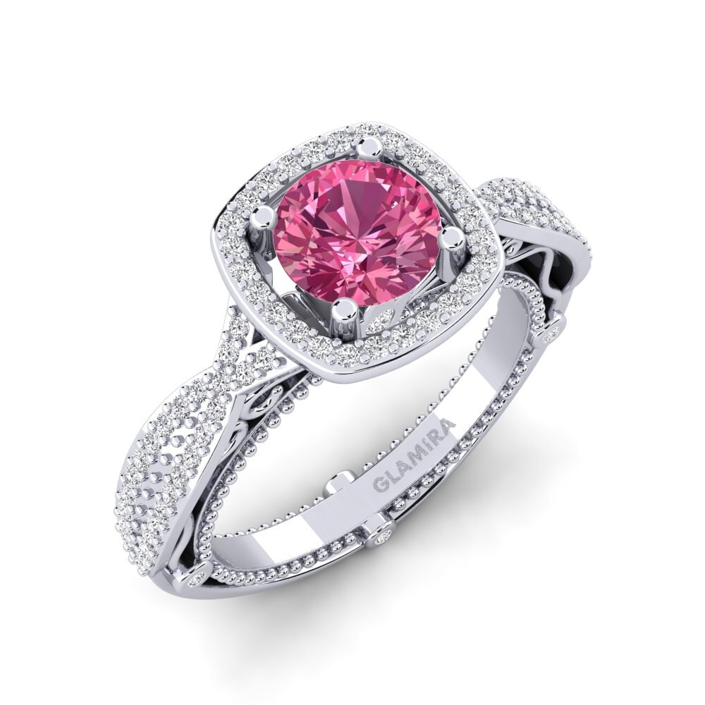 Pink Tourmaline Engagement Ring Imberre