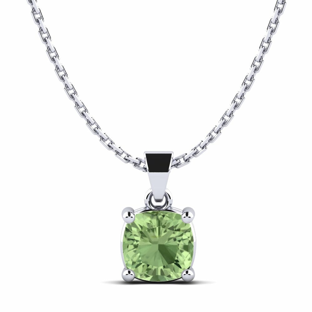 Pendentif pour femme Imene Saphir vert