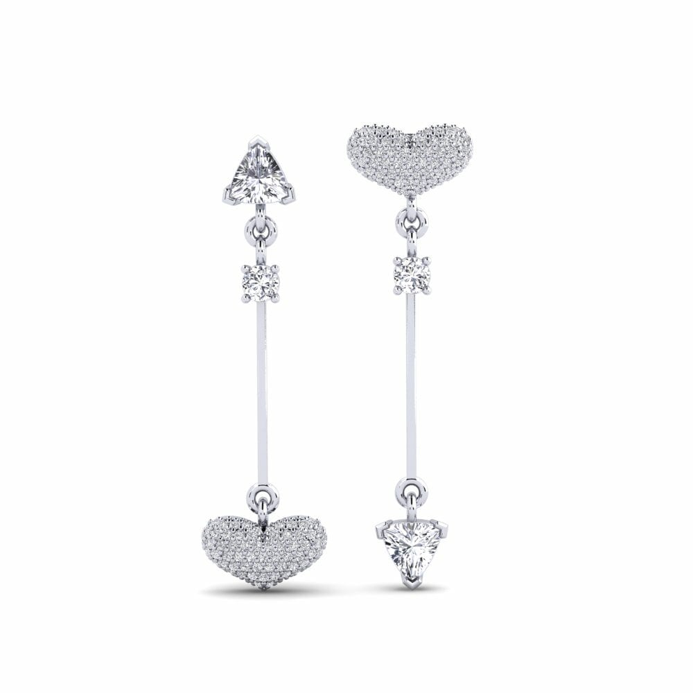 950 Palladium Women's Earring Imhabba