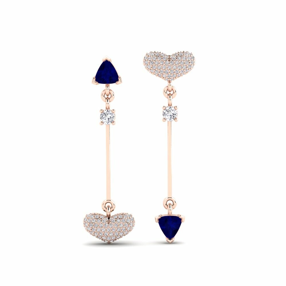 Saphir Boucle d'oreille femme Imhabba