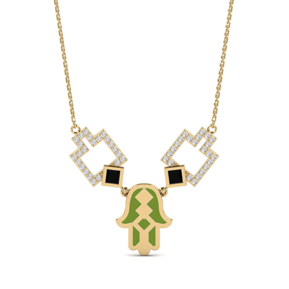 Black Onyx Women's Necklace Imineti