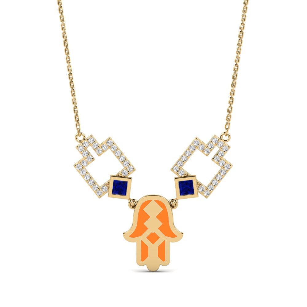 Zafiro Collar de Mujer Imineti