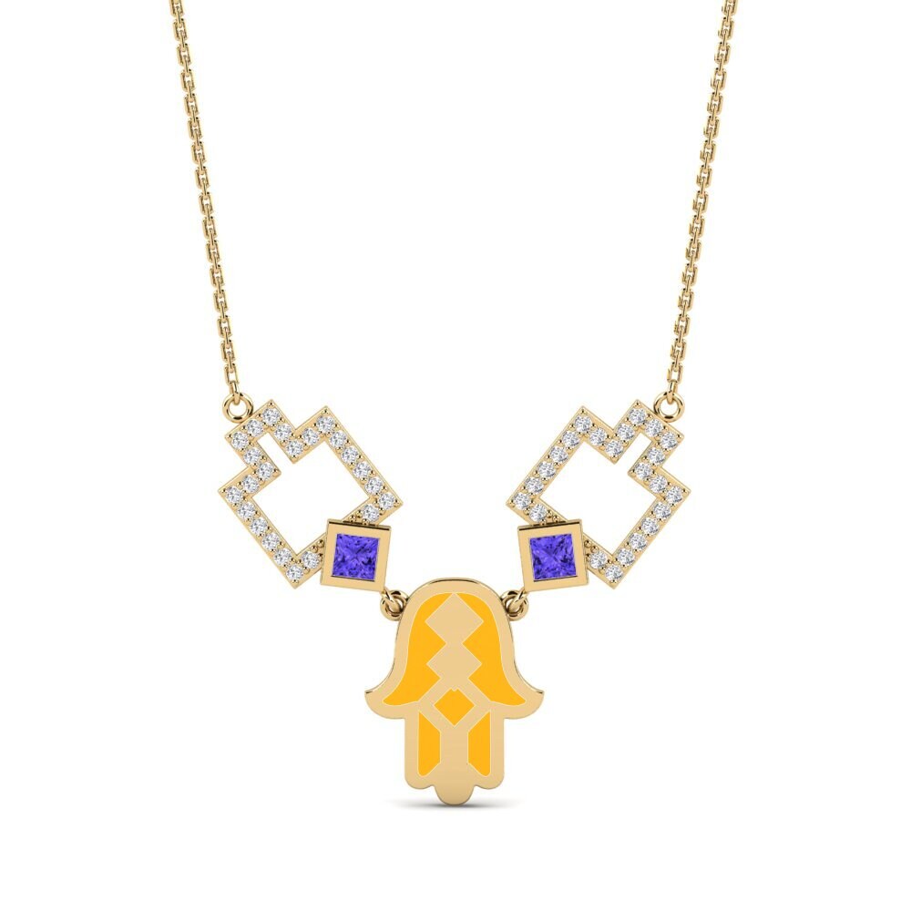 Tanzanite Women's Necklace Imineti