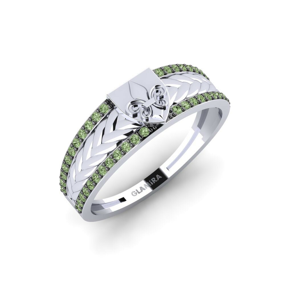 Diamant Vert Bague pour homme Imperium