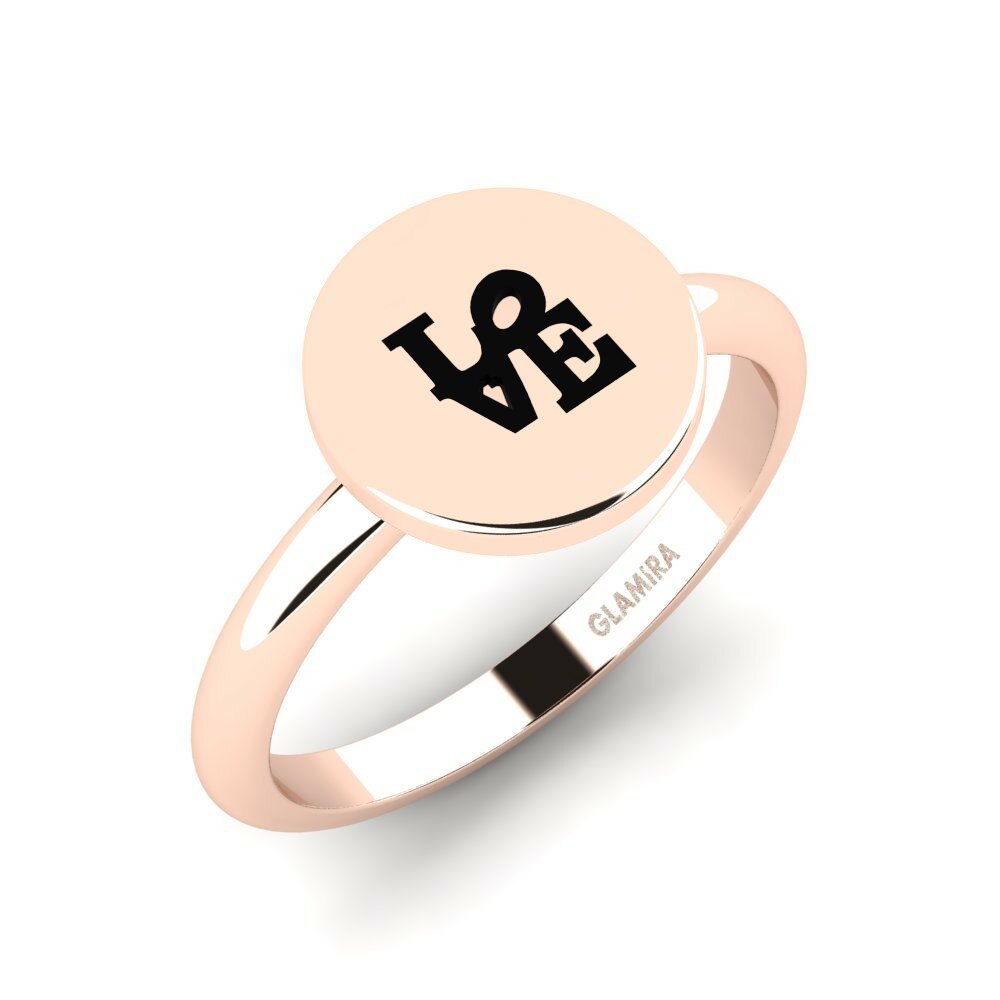 Oro Rosso 375 Anello Inas