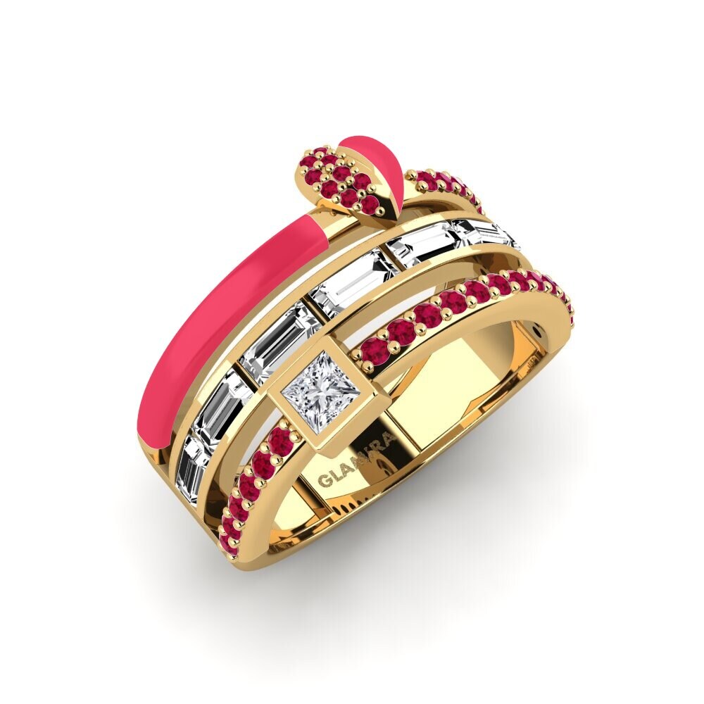 Moissanita Anillo Indigo