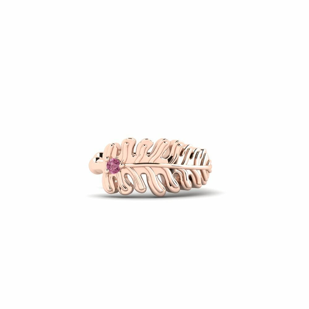 14k Rose Gold Rhodolite Garnet Women's Earring Indiscretion