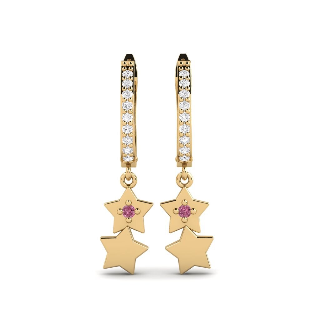 Rhodolite Garnet Women's Earring Indobya Mother