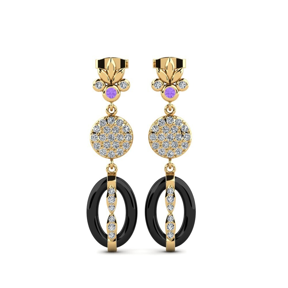 Amethyst Women's Earring Indrit