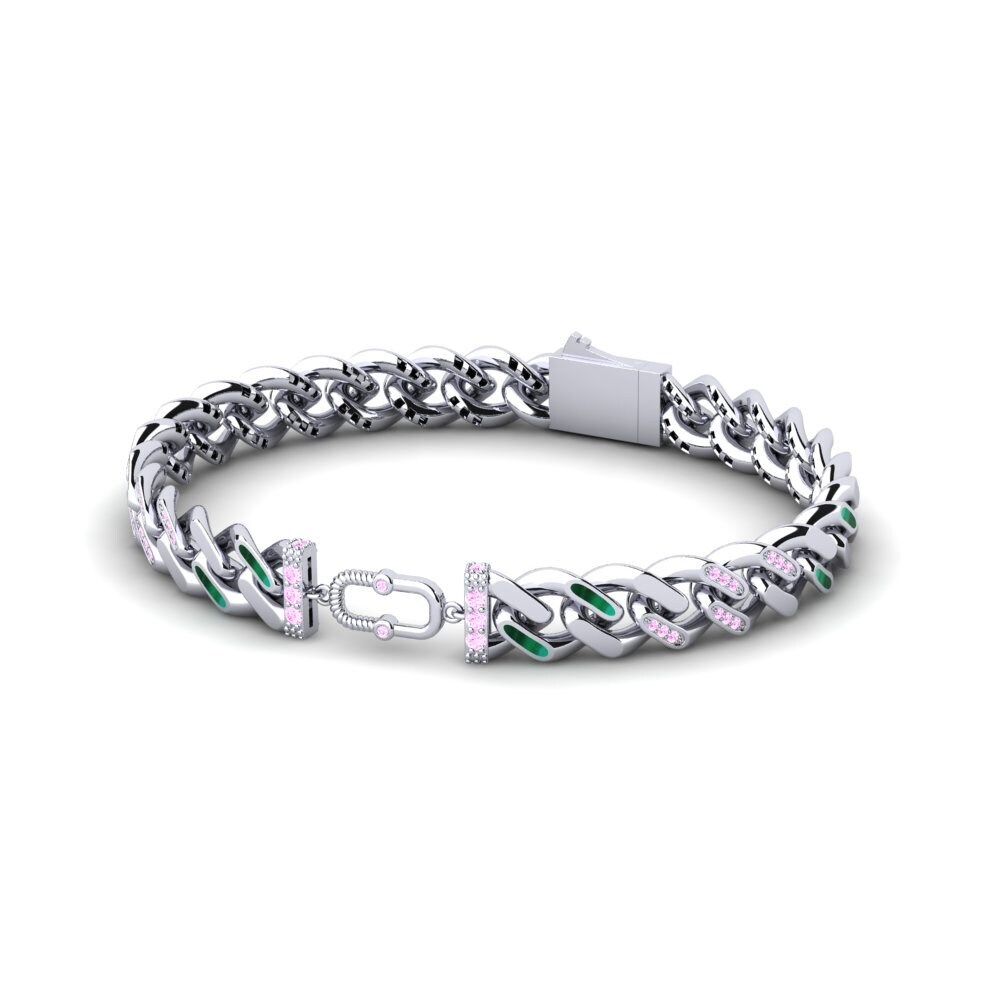 Pink Sapphire Women's Bracelet Inesbywal