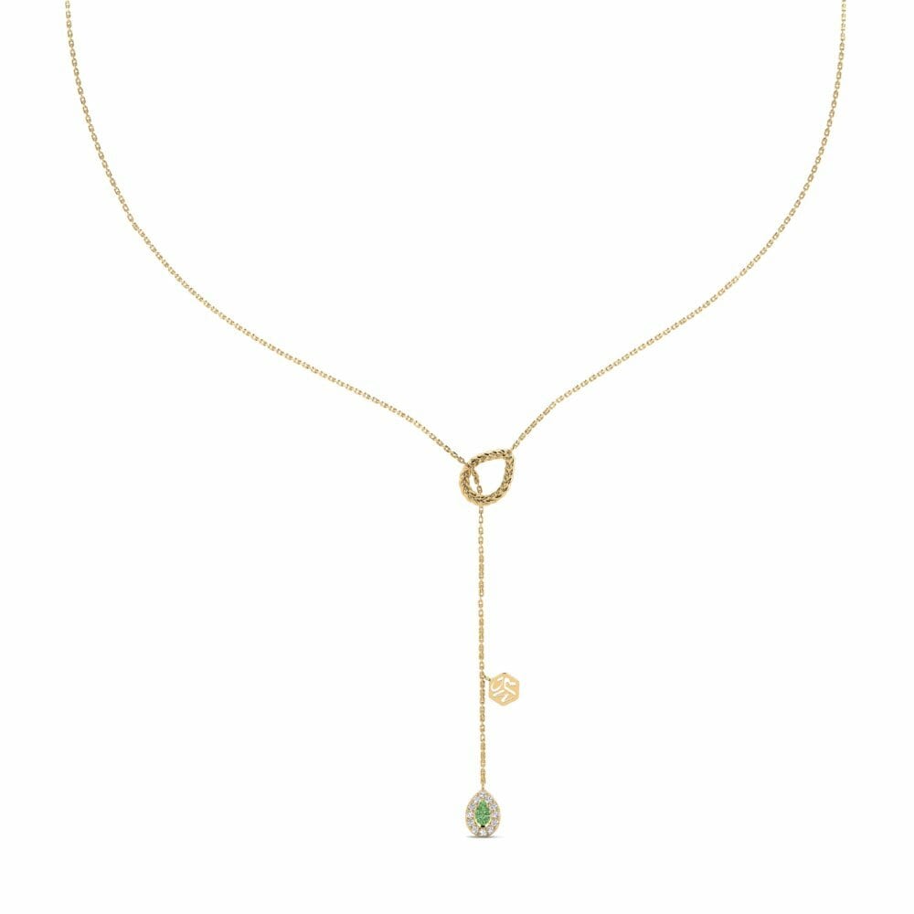 Green Diamond Women's Necklace Ingatan