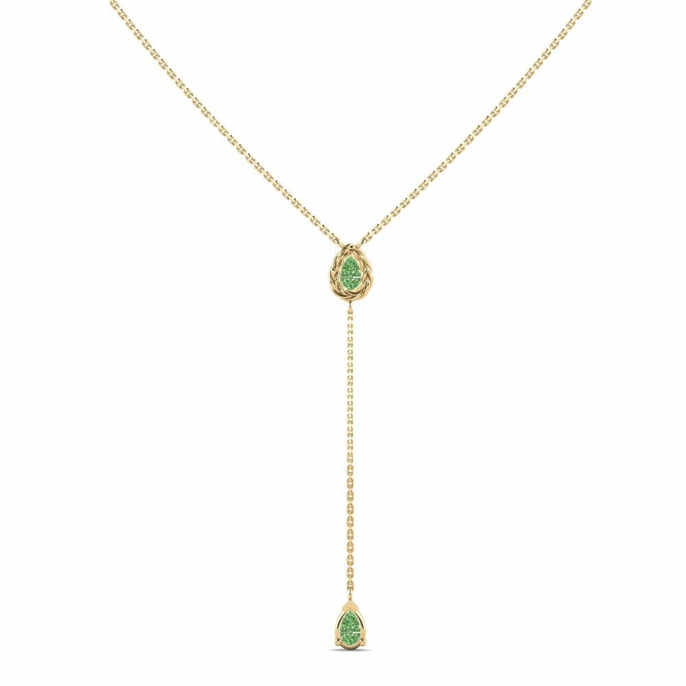 Groene Diamant Ketting Inghave