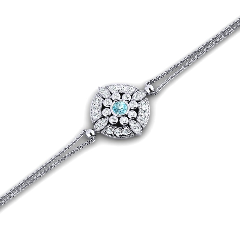 Blue Zircon Women's Bracelet Ingrid