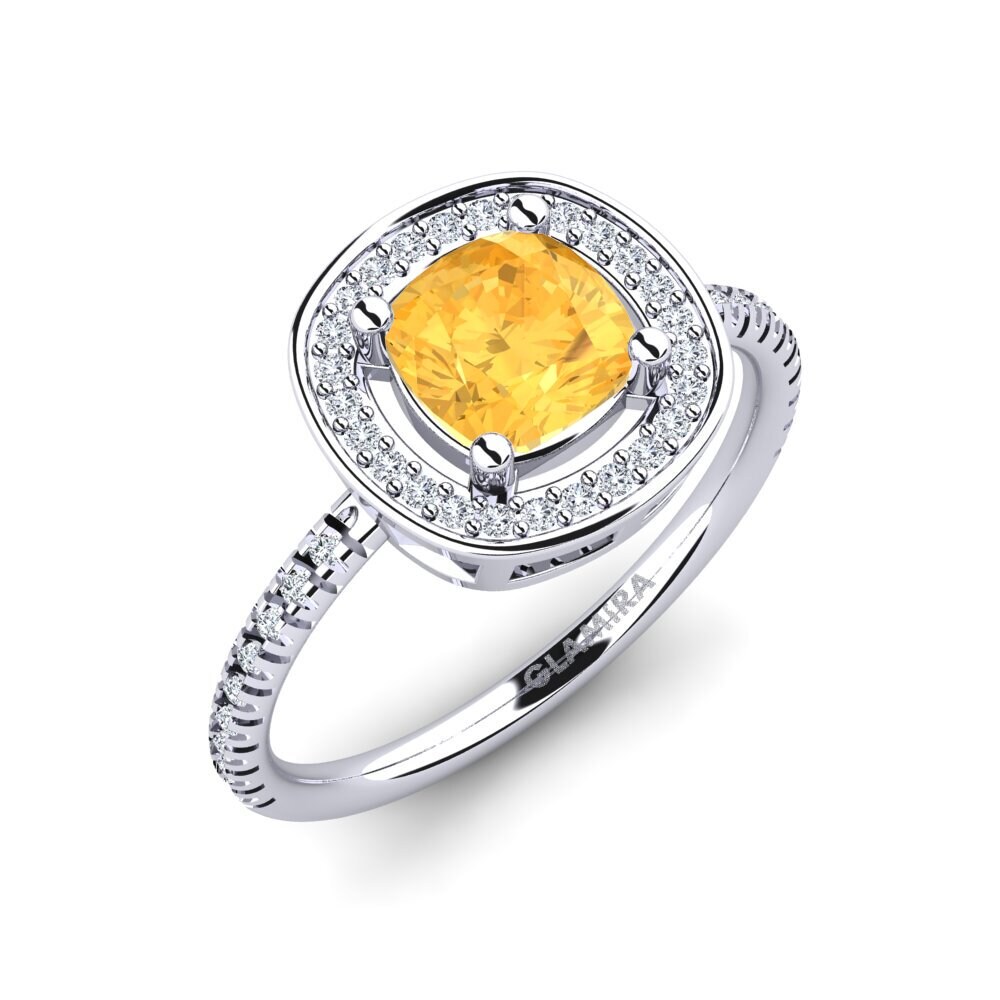 Citrine Engagement Ring Ingrida