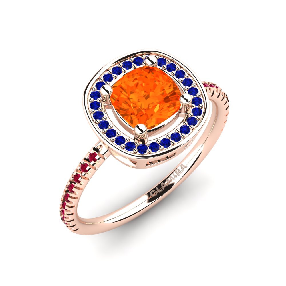 14ct Rose Gold Engagement Ring Ingrida