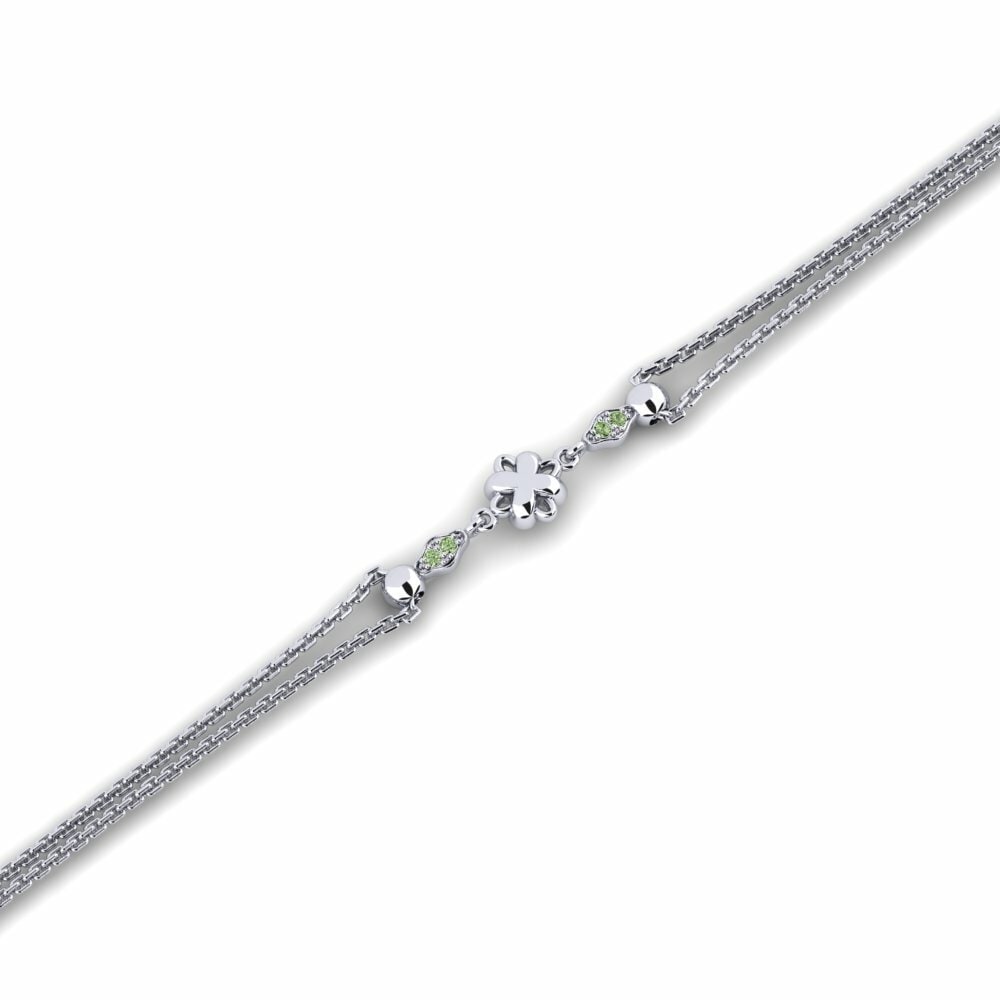 Pulsera de Mujer Ingtonds Diamante Verde