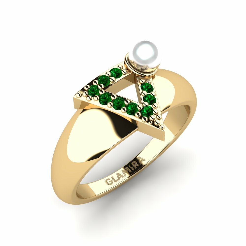 Groene Zirkoon Pinkring Ingxube