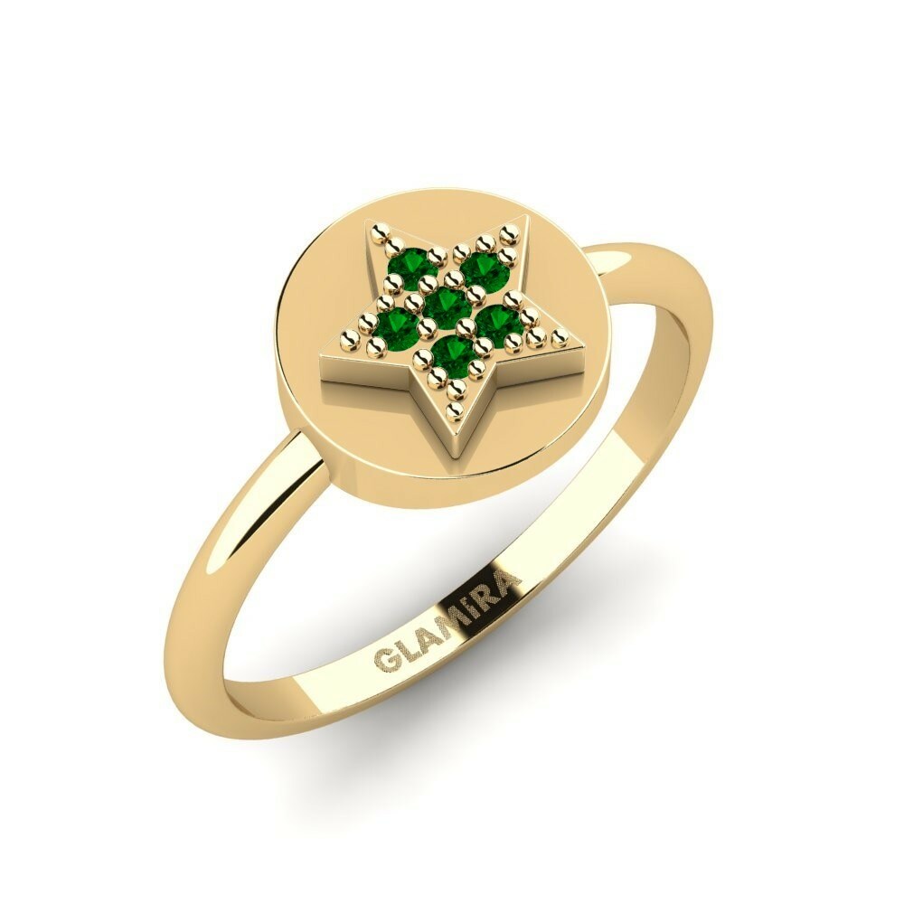 Swarovski zelený Dětský prstýnek Ingyenes