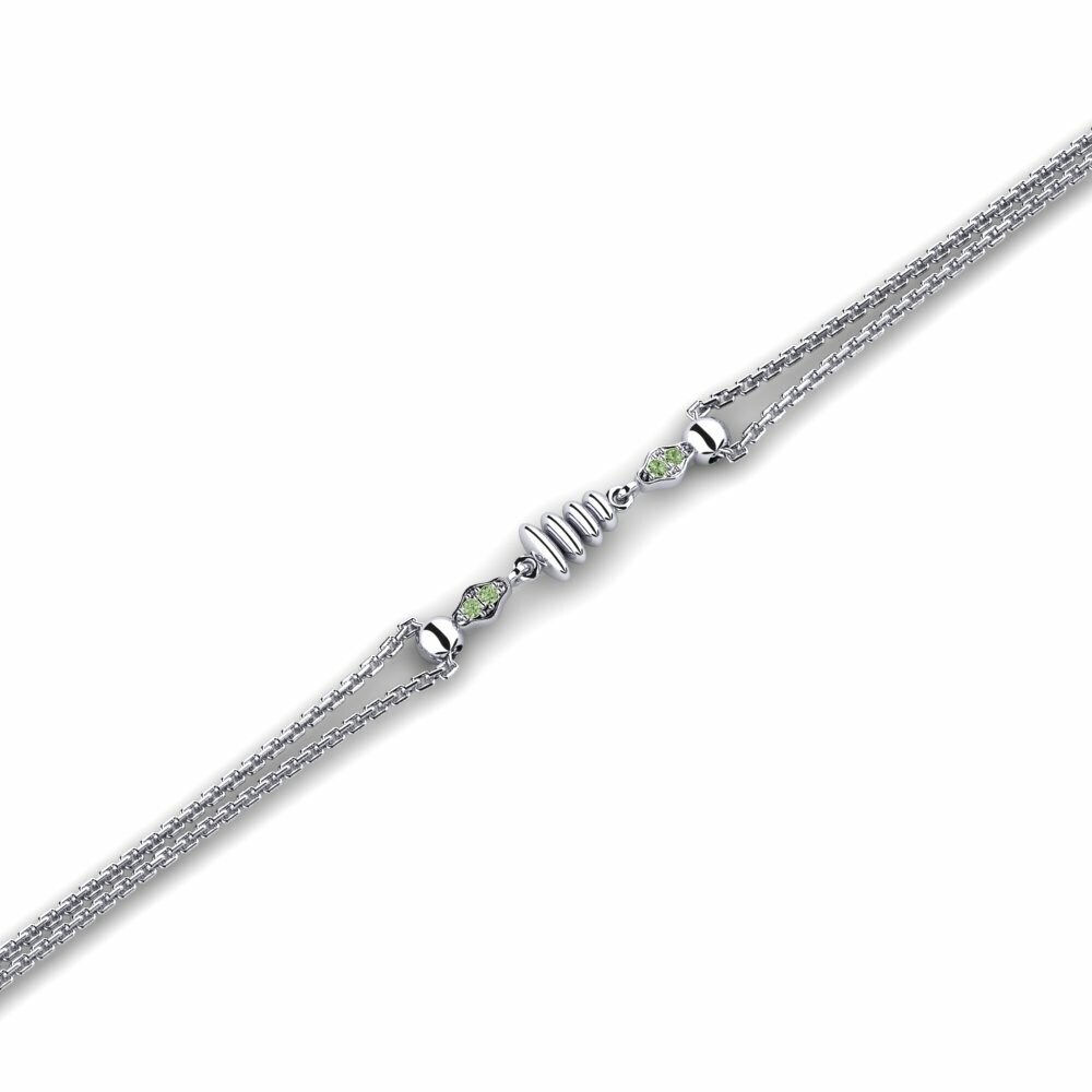 Diamant Vert Bracelet pour femme Inlanter