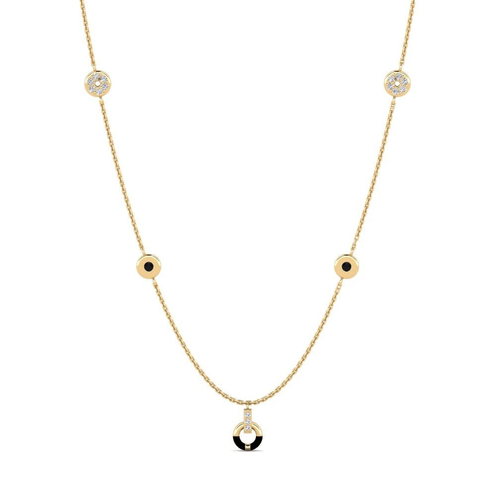 Black Sapphire Women's Necklace Intermission