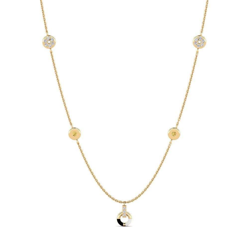 Yellow Diamond Women's Necklace Intermission