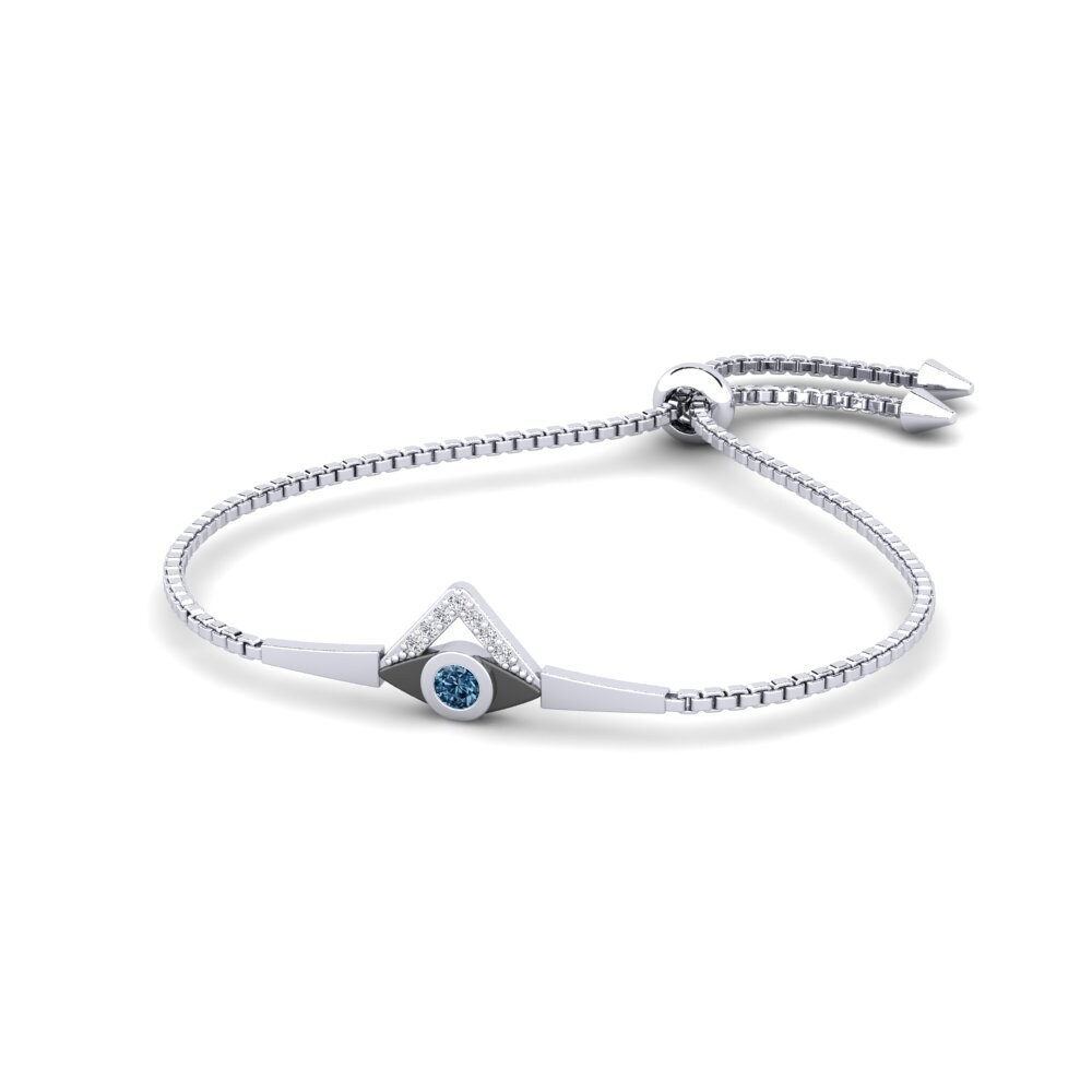 Blue Diamond Women's Bracelet Interno