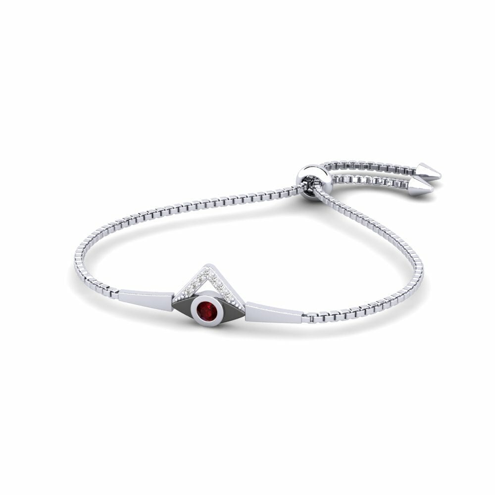 Damen armband Interno Granat