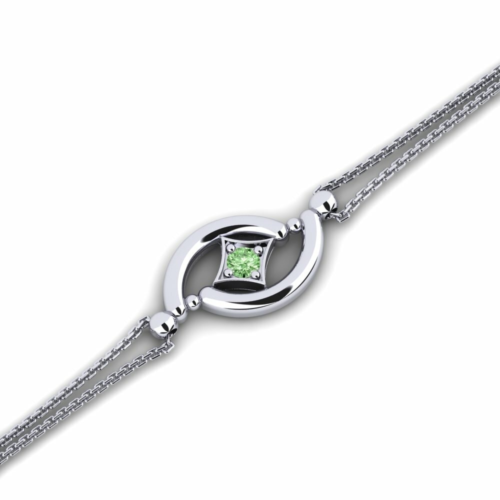 Diamant Vert Bracelet pour femme Inunco