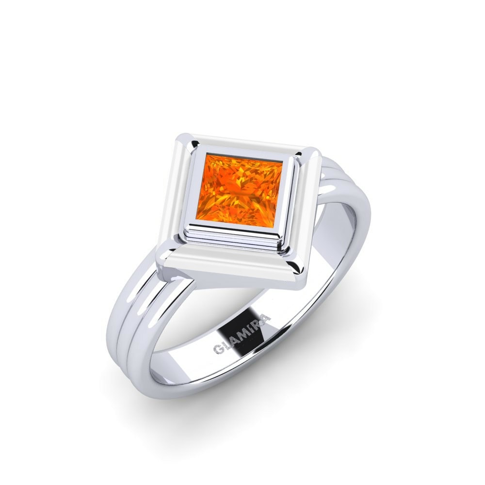 Orange Sapphire Ring Investment