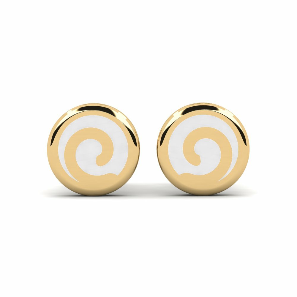 9k Yellow Gold Kid's Earring Iongnadh