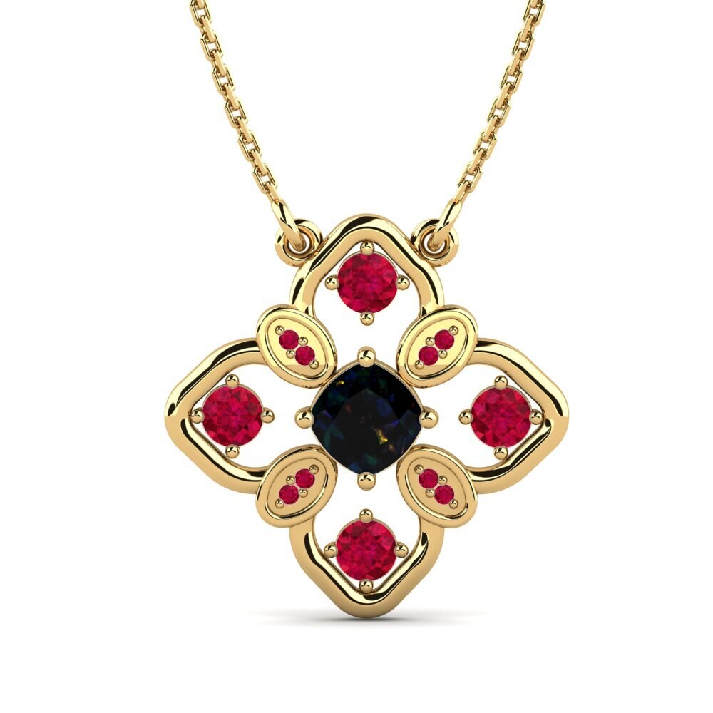 Black Opal Women's Necklace Irabelia
