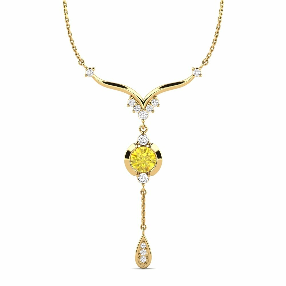 Yellow Sapphire Women's Necklace Iselin