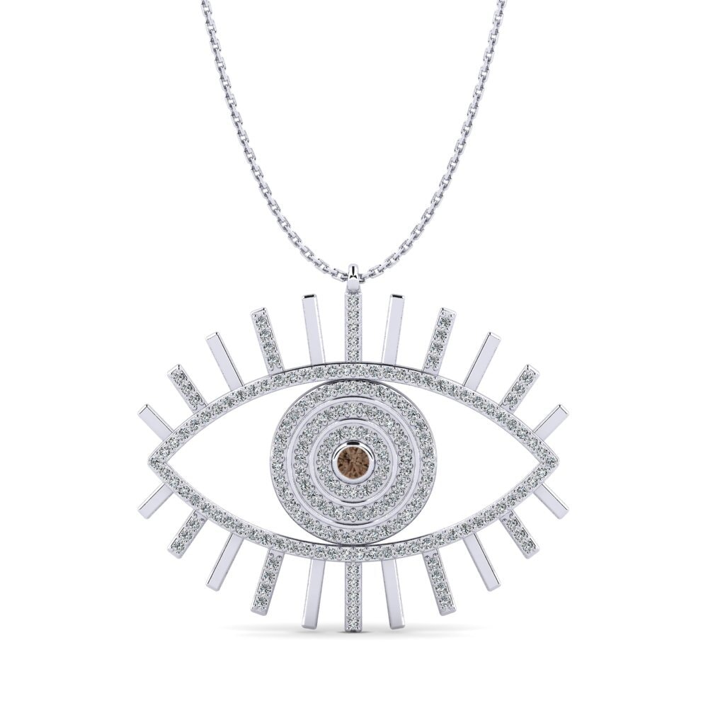 Smoky Quartz Women's Necklace Isis