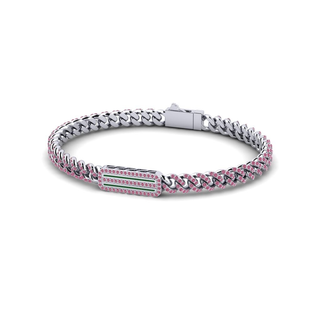 Rhodolite Garnet Women's Bracelet Isleif